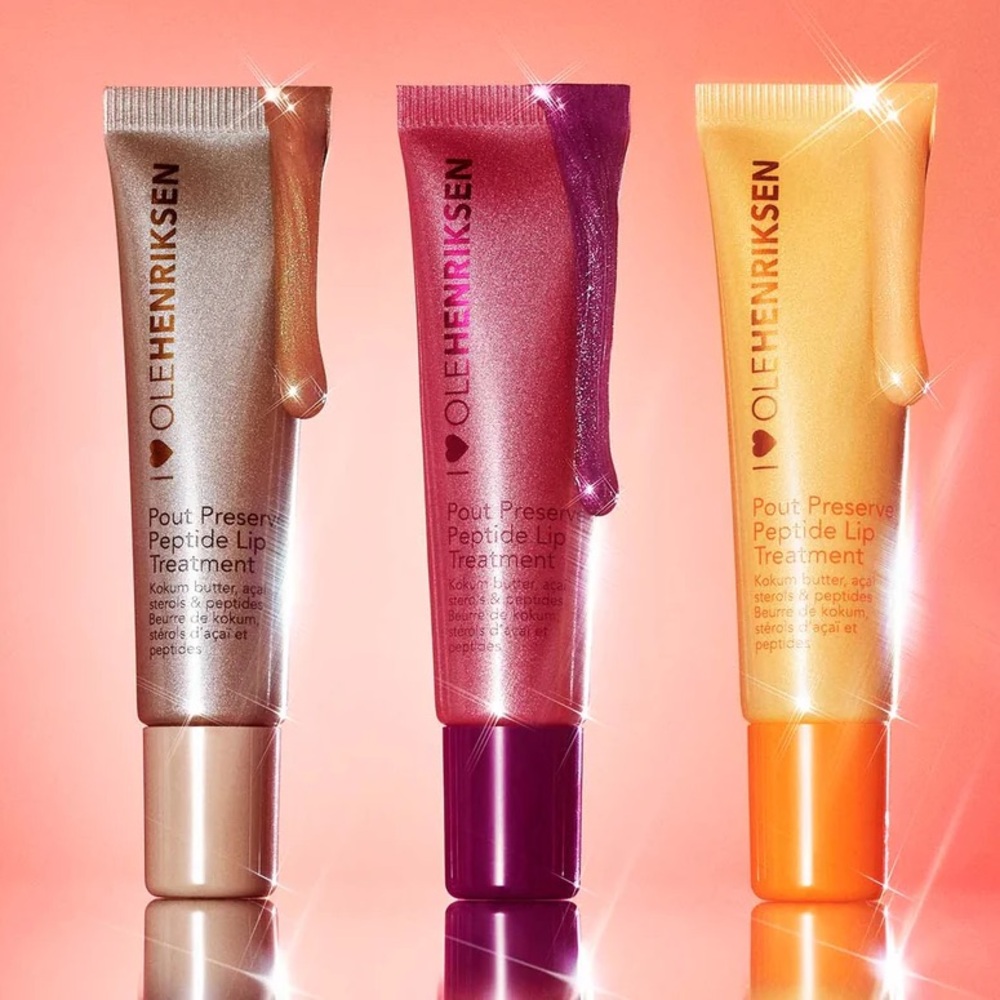 ✅NIB✅ Olehenriksen Trio Lip Glimmer Balm Pack